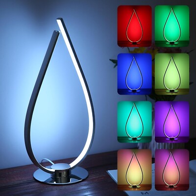 Neoglint Smart Tischleuchte, dimmbare Nachttischlampe mit Fernbedienung & App-Steuerung, RGB...
