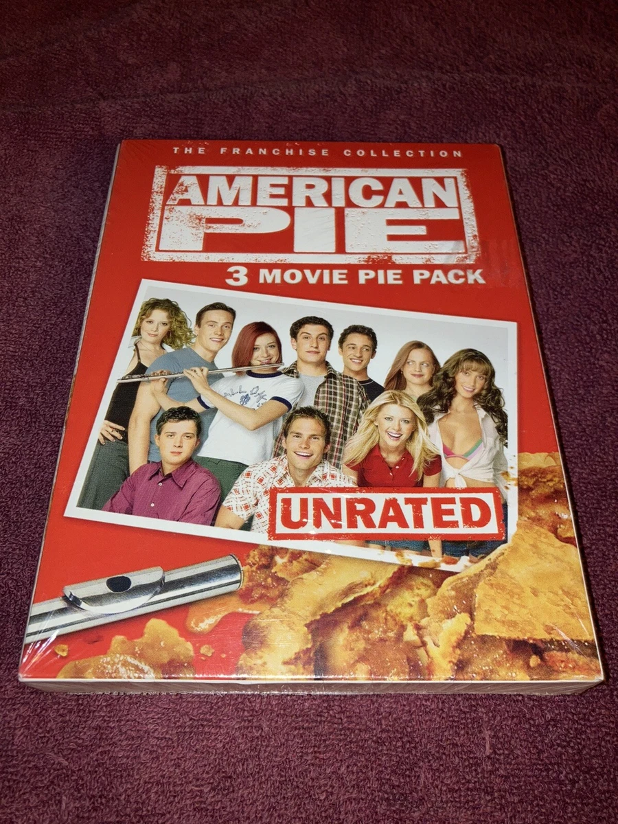 New Sealed AMERICAN PIE DVD American Pie 1 2 American Wedding Unrated 3 Movies