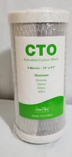 SimPure CTO-F10B-5  Activated Carbon Block CTO Water Filter 10X4.5"