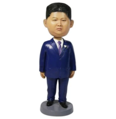 Korea President Kim Jong-un Action Figure Bobblehead Statue Figurine Sculpture
