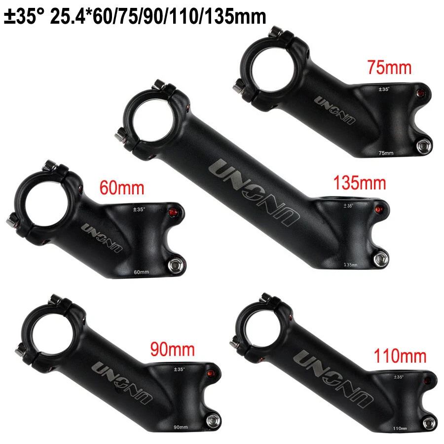 UNO 7° 17° 35° 自行车杆 25.4*60-135 毫米自行车车把杆杆山地车配件 — 第 4/4 张图片