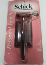 Schick Razor Personal Touch 2 Blades Twin Blade Vitamin E And Aloe 1998
