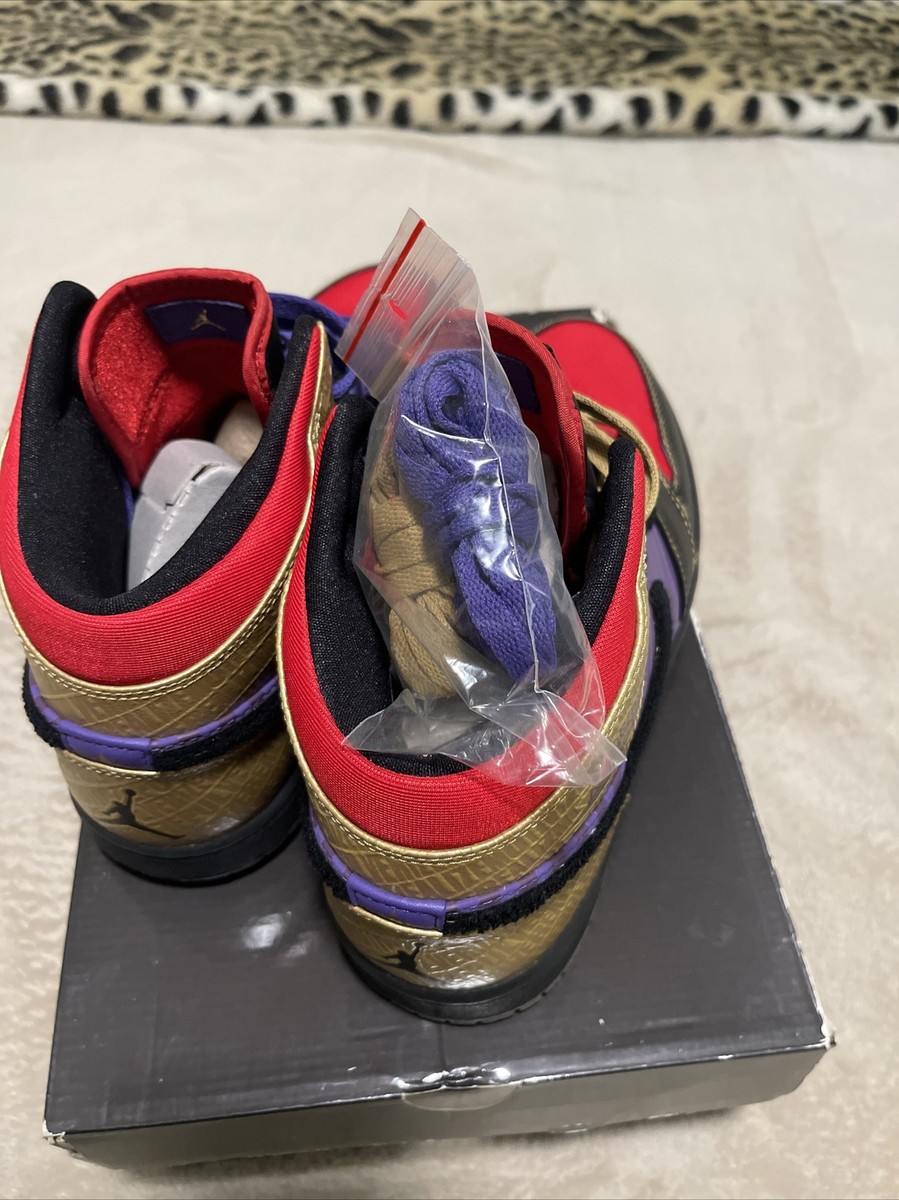 Size 11 - Nike Air Jordan 1 Retro High Mid Leroy Smith 2009 Men's
