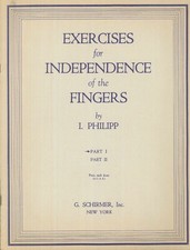 Exercises For Independence Of The Fingers Part 1 Piano 1926 Philipp Modulation