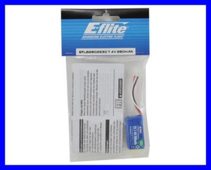 E-flite 280mah 2S 7.4v 30C LIPO Battery UMX J3 P3 Habu S Cessna 182 Waco Timber