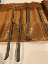 6-1/2" Die Sinker's Riffler File, Style 4, 2 Cut,New Vallorbe-Glardon-Nicholson