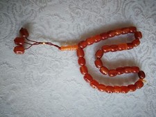 Prayer Beads Islamic Muslin Rosary Acrylic Faux Amber