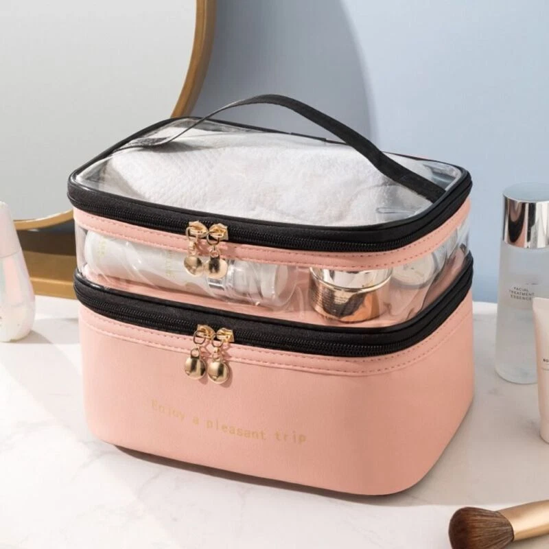 Large Women Travel Cosmetic Bag Makeup Holder Pouch Wash Bag Organizer Toiletry