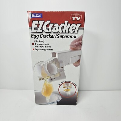 EZCracker Handheld Egg Cracker & Yolk Separator Kitchen Tool As Seen On TV EMSON