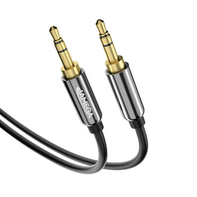 2m AUX Kabel 3,5mm Klinke-Stecker Stereo | für Handy MP3 iPhone PC TV Boxen