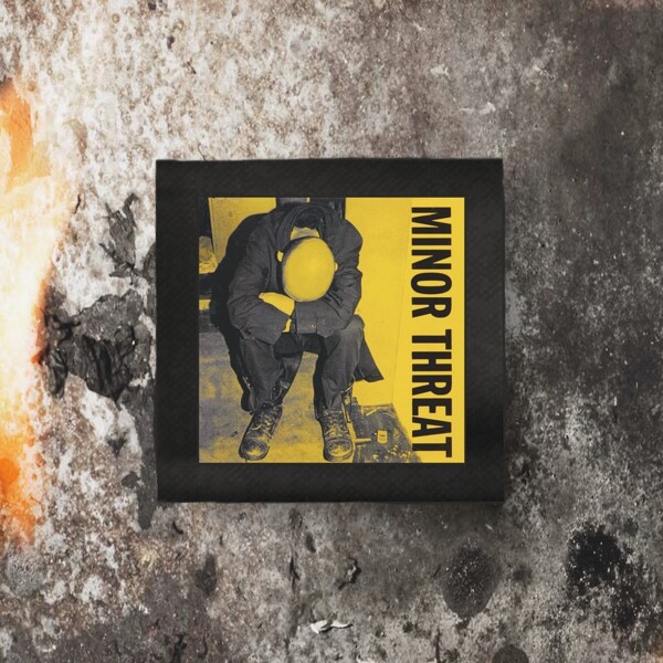 Minor Threat Logo Patch SXE, 7 x 7 cm