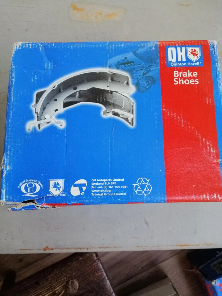 Juego de zapatillas de freno traseras Quinton Hazell BS1057 se adapta a Fiat Marea múltiple Palio nuevo en caja Foto 2 de 4