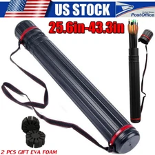 43-inch Adjustable Hunting Arrows Tube Quiver Case Accommodates 12-24Pcs Arrows