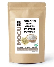 CERTIFIED ORGANIC HEMP PROTEIN POWDER - 74% PROTEIN