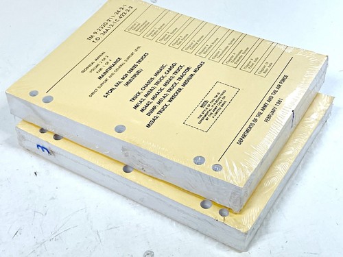 LOT #32 M39 TRUCK 2 manuals TM 9-2320-211-34-2-2 TM 9-2320-211-34-2-1 - Picture 6 of 7