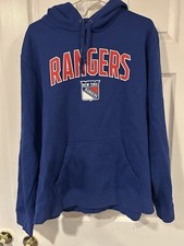 New York  Rangers Pullover Hooded Sweatshirt by Fanatics XLARGE