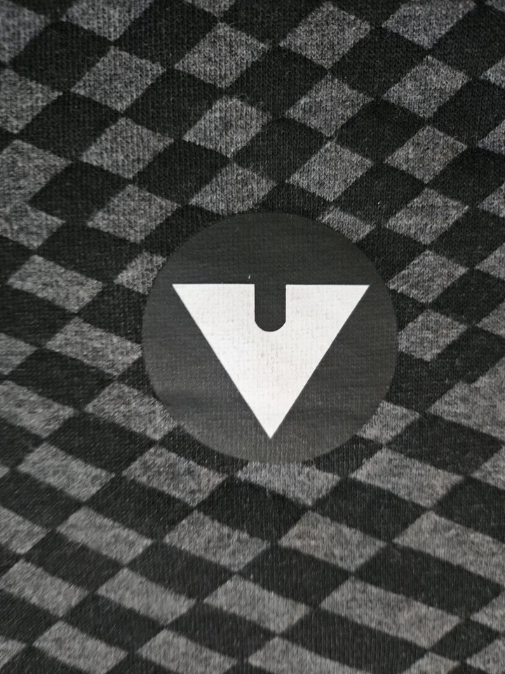 Sudadera Vintage Airwalk Negra Y Gris A Cuadros Talla 2XL Foto 4 de 4