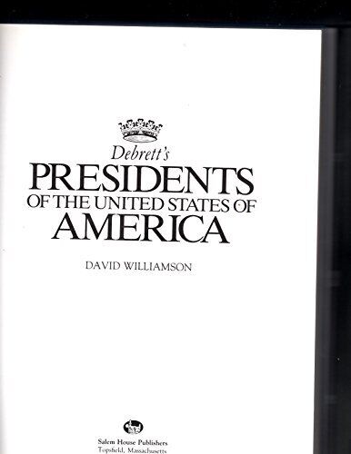 Debrett's Presidents of the United States of America, Very Good Condition, Willi - Picture 1 of 1