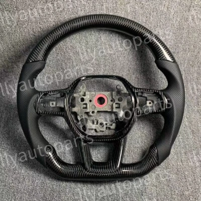 Real Carbon Fiber Leather Steering Wheel for Acura Integra 5th Gen 23-25 - Bild 1 von 4