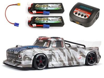 ARRMA INFRACTION 6S BLX 1/7 All-Road Truck RTR Silber 6S Sparset - ARA7615V2T2S2