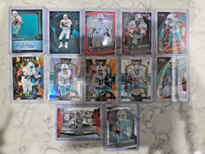 DOLPHINS 12 CARD LOT, MARINO, EWERS, RC'S, PARALLEL PRIZM, #'D, VETS, AUTO