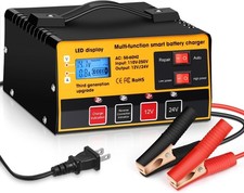 Cargador De Bateria De 12V/24V Voltios Mantenedor De Cargador De Bateria Complet