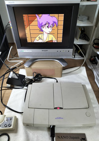 NEC PC Engine DUO-R console PI-TG10 tested Boxset TESTED CD＆Hucard working