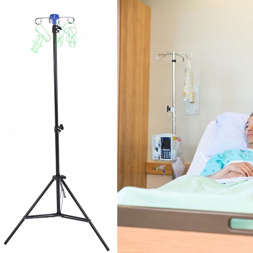 Supporto triangolare pieghevole IV palo verticale supporto infusione palo casa clinica MNJT - Foto 3 di 15
