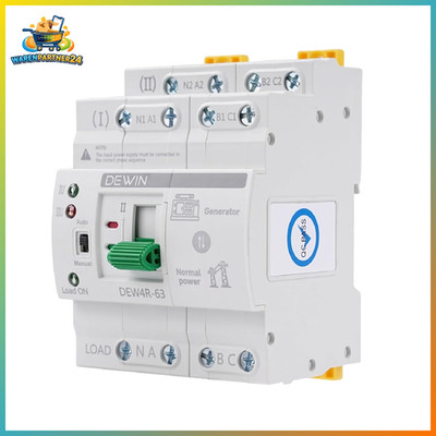 Automatischer Transferschalter 63A 400V Hutschiene ATS Dual Power