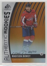 2017 SP Game Used Authentic Rookies Orange Rainbow 3/113 Madison Bowey #153 04z0