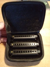 Hohner Hoodoo Blues 3 pack Harmonicas C D G
