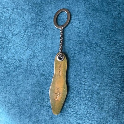 Berluti Andy Patina Leather Key Ring Green Loafer Charm Rare Berluti Andy Patina Leather Key Ring Green Loafer Charm Rare