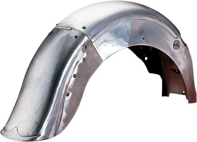 DRAG SPECIALTIES Hinged Rear Fender - Raw Steel 58-64 Harley-Davidson 	Duo Glide