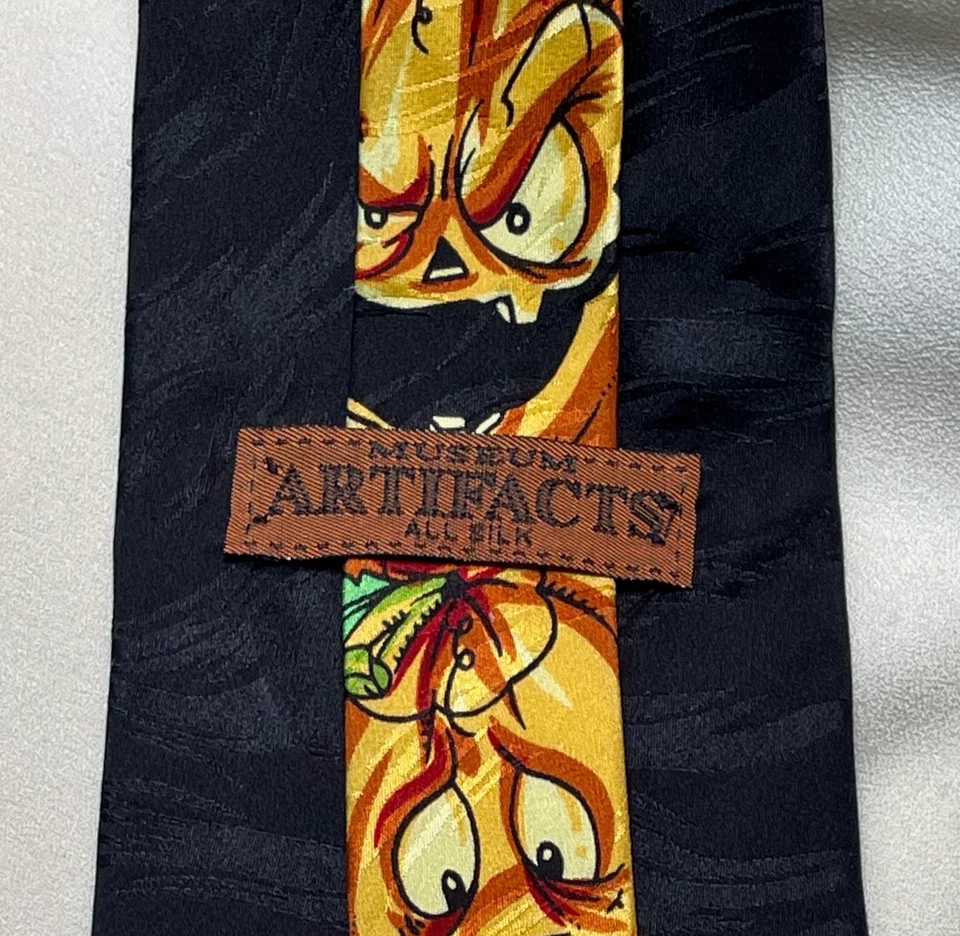 WICKED PUMPKINS Corbata de Seda Museo Artefactos Clásicos Hechos a Mano EE. UU. Foto 3 de 4