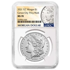 2021 $1 Morgan Silver Dollar "CC" Privy Mark NGC MS70 Morgan Label