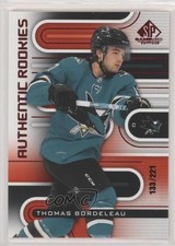 2022 Upper Deck SP Game Used Authentic Rookies Red 133/221 Thomas Bordeleau 18d6