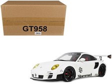 GT Spirit 1:18 2024 Porsche 911 Turbo LB-Works White Black Top Resin Model