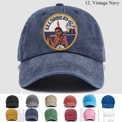Customized Personalization Embroidered Hat Uss Nipmuc Atf-157, Trucker Hat 2