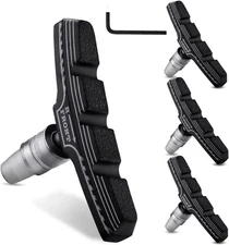 Hapleby 4PCS Premium Bike Brake Pads, Professional Mountain Bicycle V-Brake