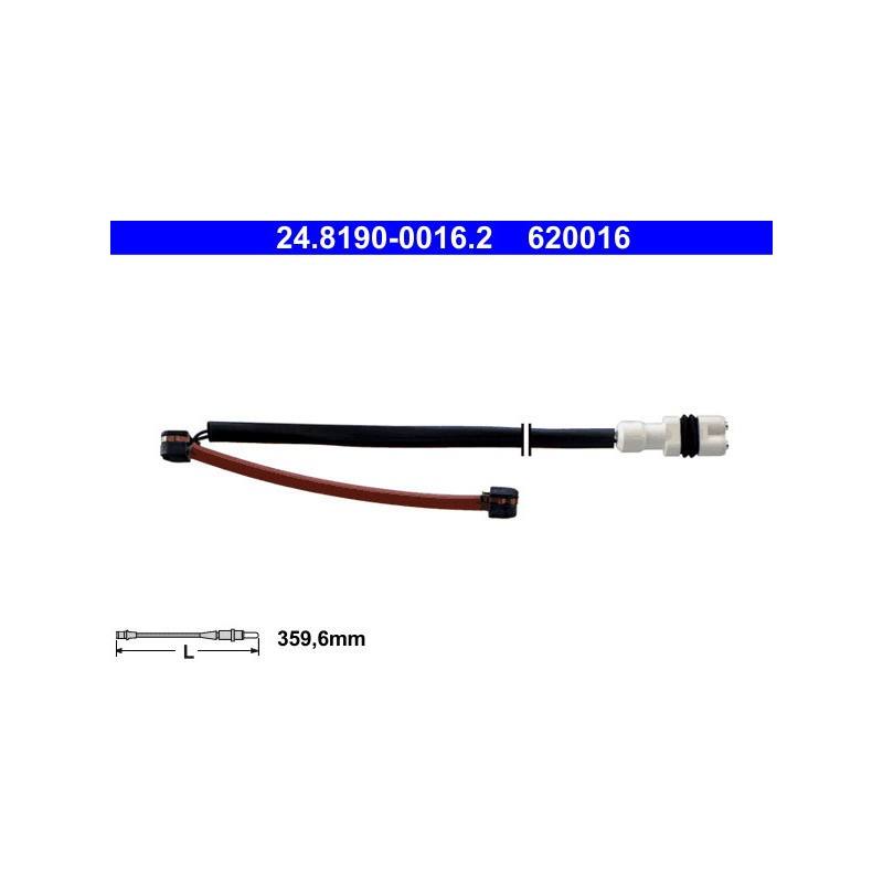 ATE 24.8190-0016.2 Brake Pad Wear Sensor for Porsche 911