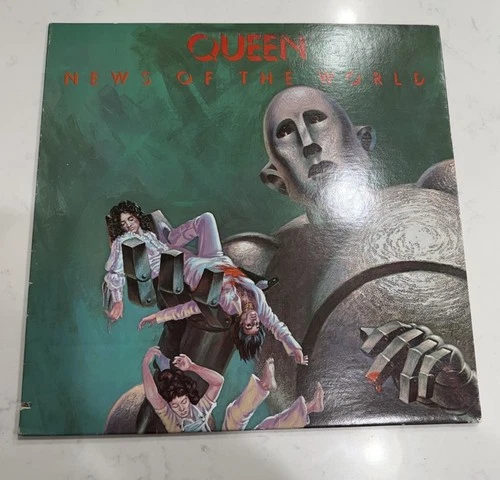 Queen 1977 News of the World Elektra 6E-112 LP Vinyl Record