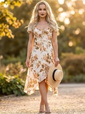 6 Reformation Maebry Dress in Bella