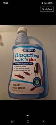 Interpet Wasseraufbereitung für Aquarien, Bioaktive Tapsafe Plus.