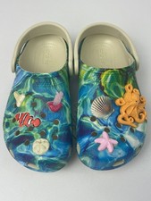 Boys Girls CROCS OCEAN Nemo Octopus clog shoe Shark tooth C11 C12 C13 J2 J3 50