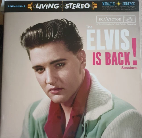 ELVIS PRESLEY "ELVIS IS BACK! SESSIONS" 2011 RARE FTD VINYL 2LP. LONG DELETED.