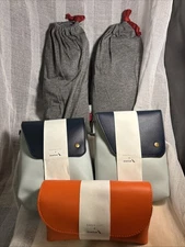 American Airlines International Amenity Kits (3) NEW, Unopened Cases & Slippers