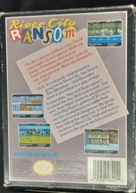 River City Ransom Nintendo NES 1989 Authentic Game w/ Repro Box & Manual Tested