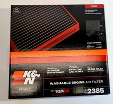 K&N SA-2385 Washable Engine Air Filter for FORD F150/F250/F350/ EXPED/ LIN NAV