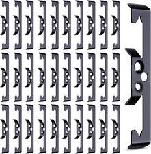 50 Pcs Bat Wing Clips Multi-Function 1/4" Drop Ceiling Wire Clips Heavy Duty Ste