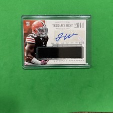 2014 Panini National Treasures Names Prime /25 Terrance West #TNM-TW Auto